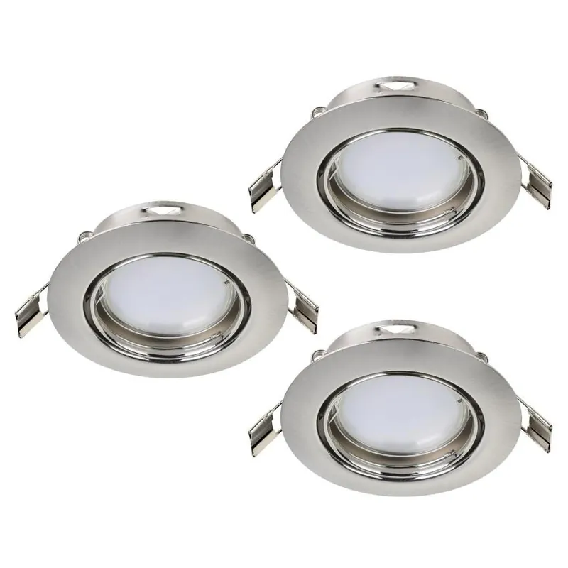 Aktuální Zápustné svítidlo EGLO PENETO 3xGU10 matný nikl set 3ks 94408