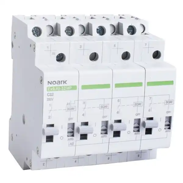 Noark 110286 Ex9JU-16/4P DC24V Impulsní relé, 16 A, ovl. 24V DC, 4pól Aktuální