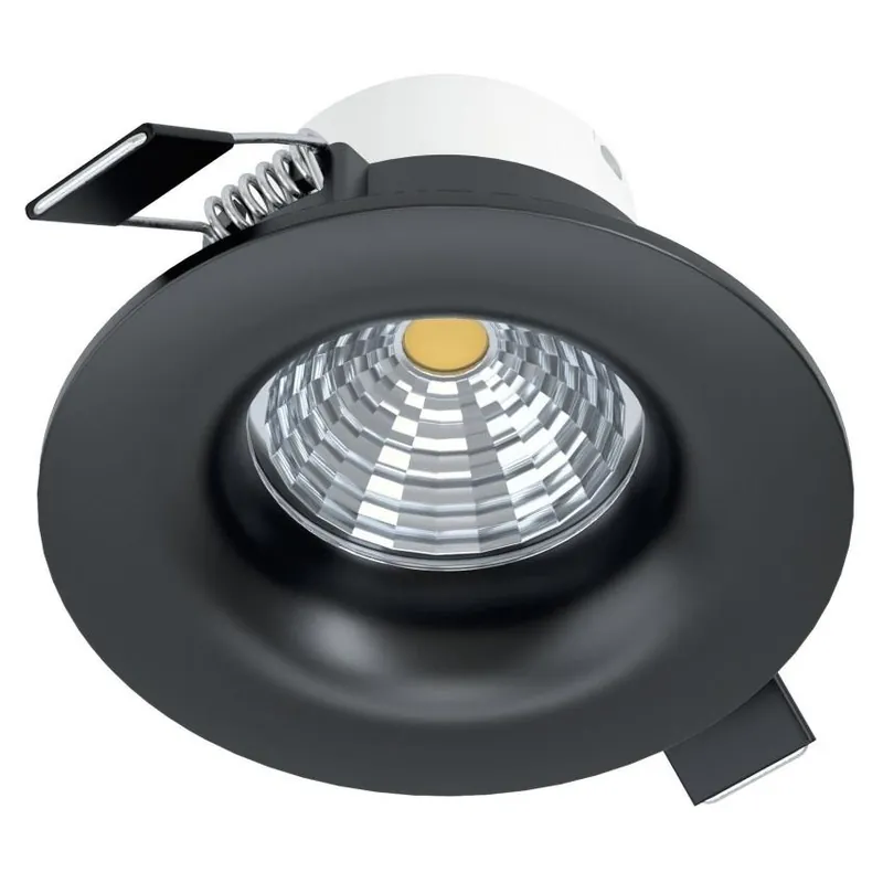 Zápustné svítidlo EGLO SALICETO 6W 500lm 4000K průměr 88mm černá 33996 Vysoce Kvalitní