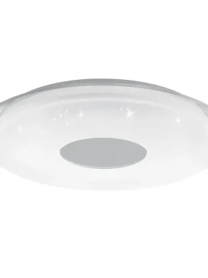Časově Omezené Stropní svítidlo EGLO LANCIANO-Z 4x11,2W 4960lm 2700-6500K TW třpitivý efekt bílá chrom 900005