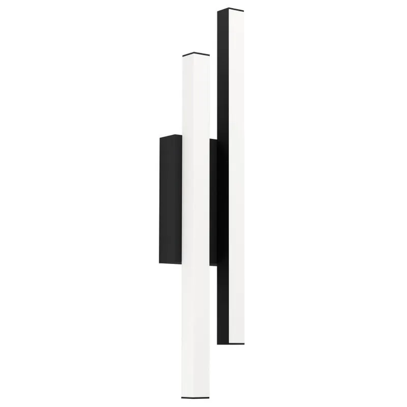 Venkovní nástěnné svítidlo EGLO SERRICELLA 2x4,5W 1100lm 3000K IP44 černá bílá 900133 Sleva