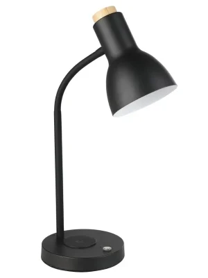 Stolní svítidlo EGLO VERADAL-QI 5,5W 720lm 3000K černá krémová 900628 Cenová Bomba