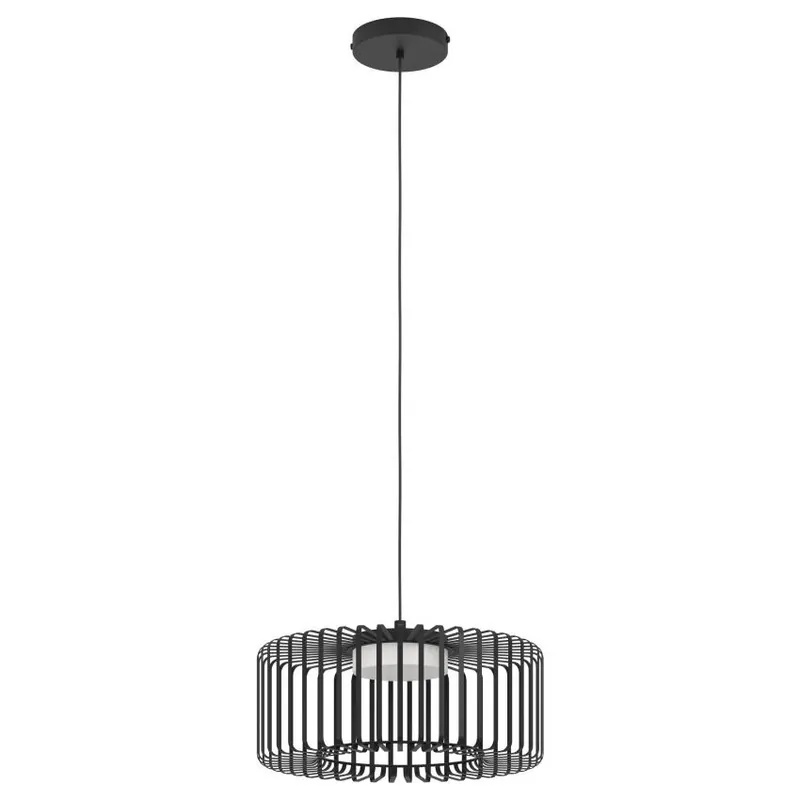Horká Nabídka Závěsné svítidlo EGLO GINESTRONE-Z 22W 2450lm 2700-6500K RGB+TW černá bílá 900723
