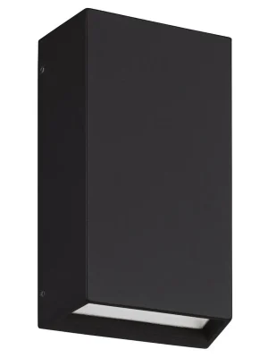 Cenový Hit Venkovní nástěnné svítidlo EGLO SPONGANO 2x5W 1200lm 3000/4000/5000/6500K IP65 černá 900886