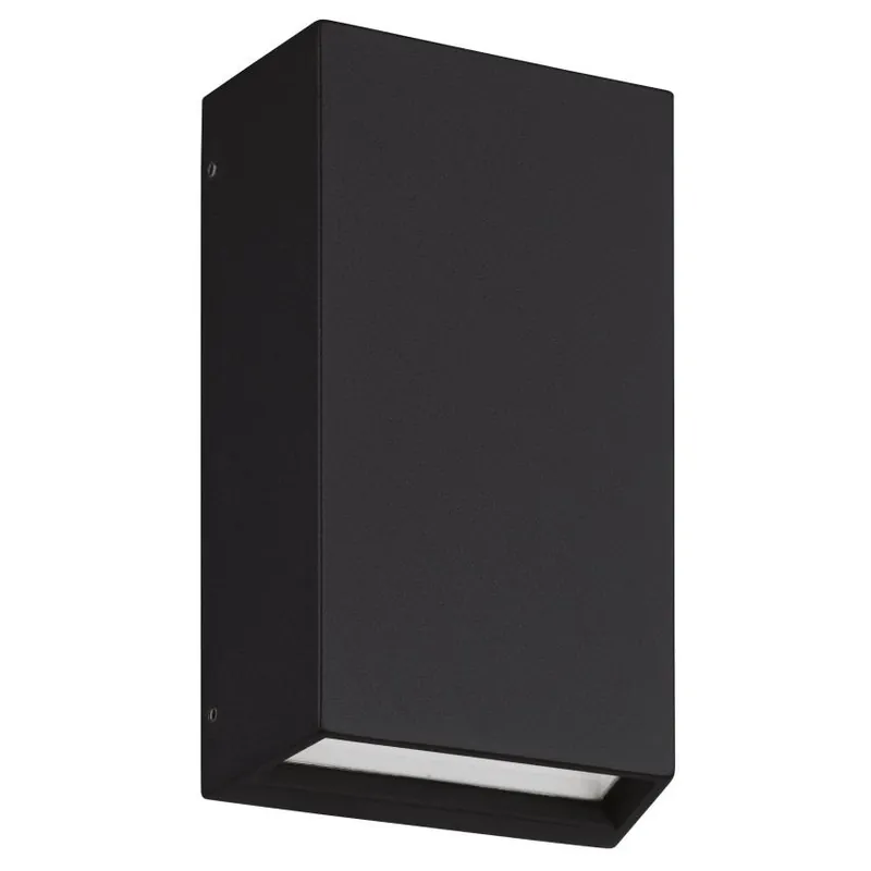 Cenový Hit Venkovní nástěnné svítidlo EGLO SPONGANO 2x5W 1200lm 3000/4000/5000/6500K IP65 černá 900886