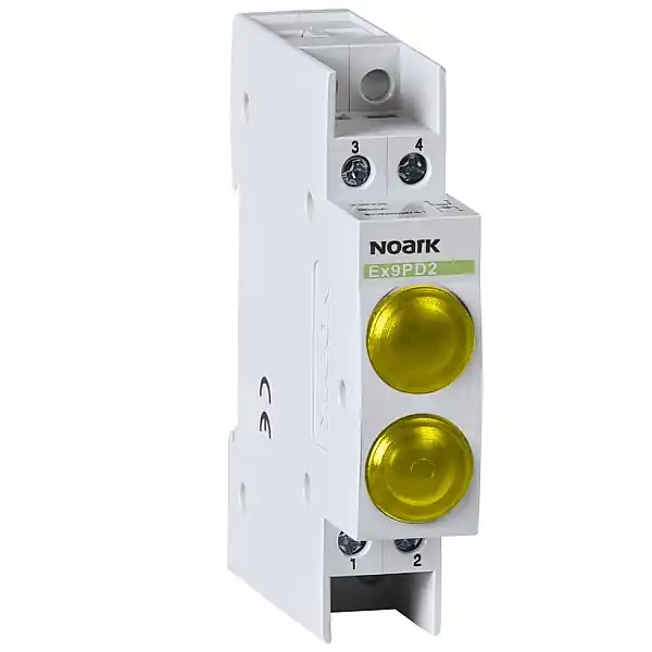Expresní Doručení Noark 102503 Ex9PD2yy 230V AC/DC Světelné návěstí, 230V AC/DC, 1 žlutá LED a 1 žlutá LED