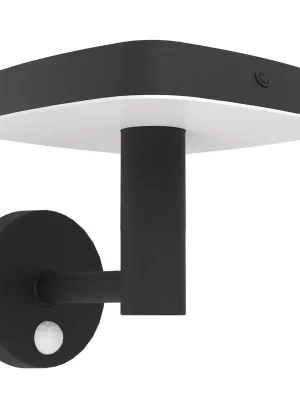Nástěnné solární svítidlo EGLO DREOLI 8,5W 970lm 3000K senzor IP44 černá 901071 Sleva