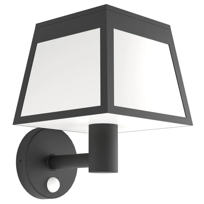 Ověřený Nástěnné solární svítidlo EGLO ALTILIA 7,5W 800lm 3000K senzor IP44 černá 901073
