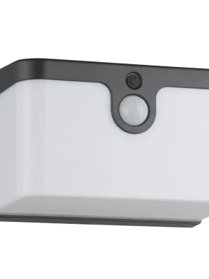 Nástěnné solární svítidlo EGLO CROARA 7,3W 800lm 3000K senzor IP44 černá 901081 Horká Nabídka