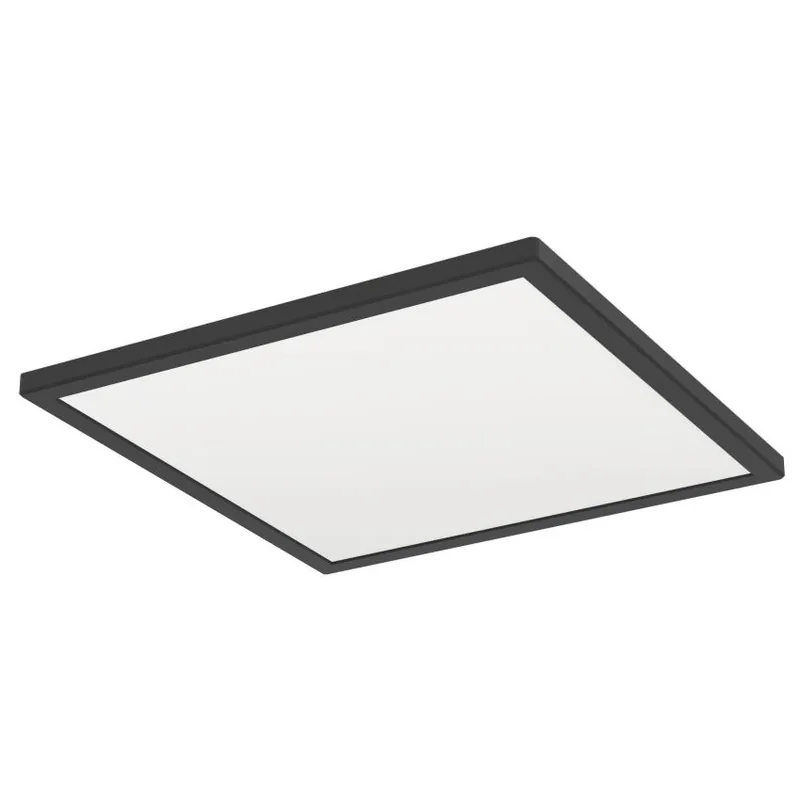 Stropní svítidlo EGLO ROVITO 17,6W 2400lm 2700/4000/6500K 390x390mm IP44 černá 901443 Must-Have