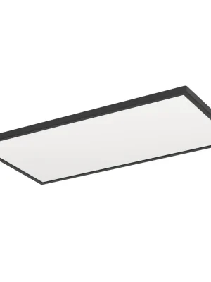 Stropní svítidlo EGLO ROVITO-Z 17,2W 2580lm 2700-6500K RGB+TW 570x300mm IP44 černá 901469 Speciální Cena