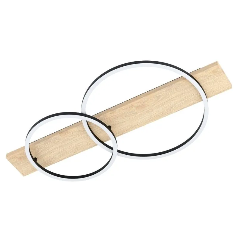 Stropní svítidlo EGLO BOYAL 12W 1700lm 3000K černá hnědá 901716 Must-Have
