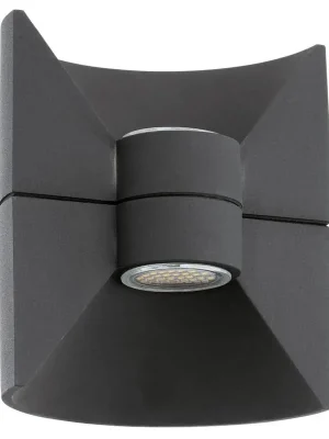 Nová Kolekce Svítidlo venkovní nástěnné LED EGLO REDONDO 2x2,5W 460lm 3000K antracit IP44 93368
