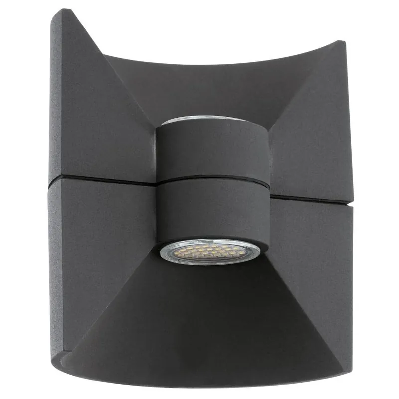 Nová Kolekce Svítidlo venkovní nástěnné LED EGLO REDONDO 2x2,5W 460lm 3000K antracit IP44 93368