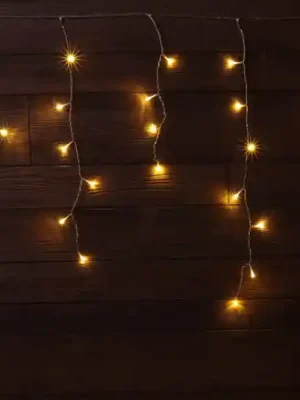 Značkový Tracon CHRIOB10WW LED vánoční světelný závěs"rampouch", venkovní/vnitřní, 5+10m