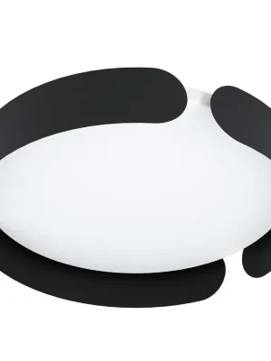 Akční Cena Stropní svítidlo EGLO VALCASOTTO 20W 2400lm 3000K černá bílá 99621