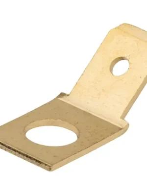 Nejlepší Cena Tracon CSA-45-5 Neizolované mosazné kolíky ploché upevnitelné šroubem 6,3x0,8mm 45°, M5
