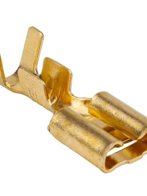 Top Prodej Tracon CSH6 Neizolované mosazné lisovací dutinky ploché 6,3×0,8mm, 1-2,5mm2
