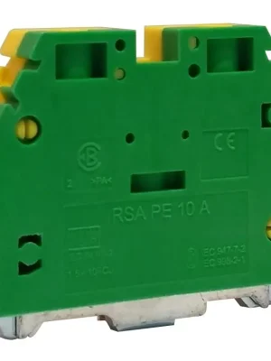 Řadová svorka Elektro Bečov RSA PE 10 A žlutozelená A551231 Jen Po Omezenou Doba
