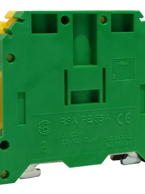 Řadová svorka Elektro Bečov RSA PE 35 A žlutozelená A571231 Značkový