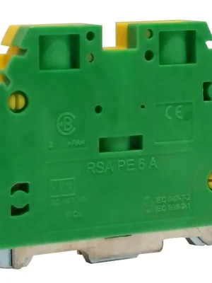 Jen Po Omezenou Doba Řadová svorka Elektro Bečov RSA PE 6 A žlutozelená A541231