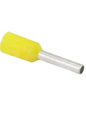 Odeslání Ihned Tracon E090 Izolované lisovací dutinky s plastovým krčkem, žluté 1mm2, L=14,6mm
