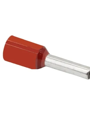 Nízká Cena Tracon E113 Izolované lisovací dutinky s plastovým krčkem, červené 1,5mm2, L=14,6mm