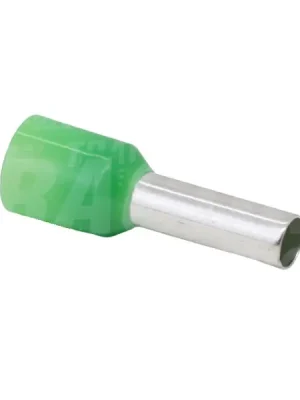 Tracon E127 Izolované lisovací dutinky s plastovým krčkem, zelené 16mm2, L=28,2mm Speciální Cena
