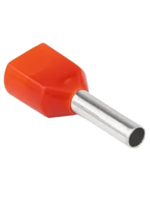 Tracon E90IH Dvojité izolované lisovací dutinky, červené 2×1mm2, l=10mm Top Prodej