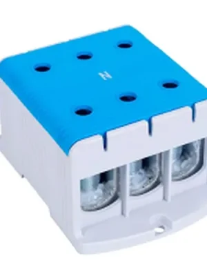 Aktuální Tracon FLEAL-240/3K Rozvodná svorka odbočná, montáž na povrch, modrá 35-240mm2, max. 1000VAC/1500VDC, max.425A