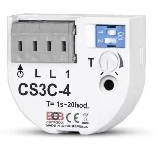 Top Prodej ELEKTROBOCK SPÍNAČ ČAS. CS3C-4 DVOJVODIČOVÝ OD 1W PRO LED 0139