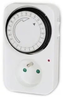 Jen Po Omezenou Doba Spínací zásuvka ELEKTROBOCK ZS-10 denní, analogové