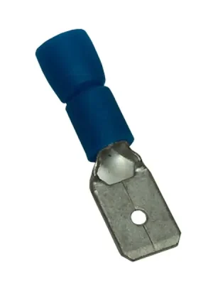 Tracon KCS5 Izolované Cu lisovací kolíky ploché, modré 4,8×0,8mm, 2,5mm2 Bezpečná Platba