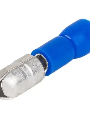 Tracon KH4 Izolované Cu lisovací banánky, modré, pocínované 2,5mm2, (d1=2,2mm, d2=5mm), PVC Aktuální