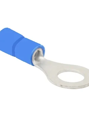 Nová Kolekce Tracon KSZ10 Izolovaná Cu lisovací kabelová oka, modrá, pocínovaná 2,5mm2, M10, (d1=2,3mm, d2=10,5mm), PVC
