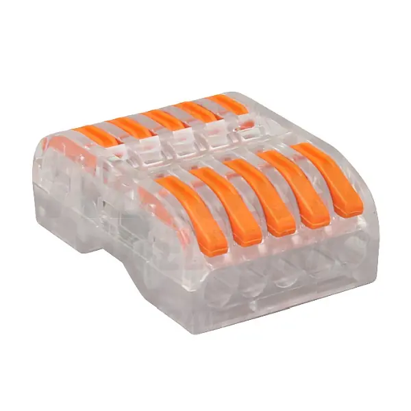 Horká Nabídka Tracon OVOTT55 Krabicová svorka pružinováprůsvitná 0,5-4mm2, 32A, 400VAC 5P