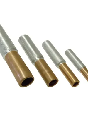 Nejlepší Cena Tracon RT240/300 Neizolované Cu-Al lisovací kabelové spojky 240/300mm2, (d1=21mm, d2=23mm)