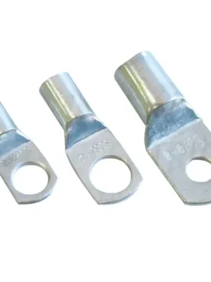 Novinka Tracon SZ1.5-4 Neizolovaná Cu kabelová oka lisovaná z plechu 1,5mm2, M4, (d1=2,3mm, d2=4,3mm)