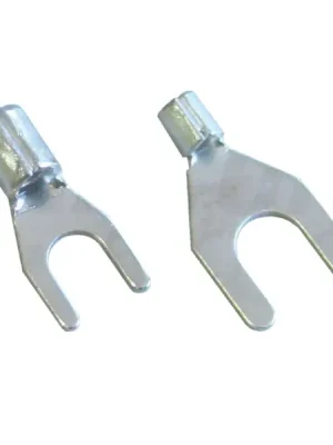 Kup Teď Tracon V10-4 Neizolované Cu lisovací kabelové vidlice 10mm2, M4, (d1=4,5mm, d2=4,3mm)