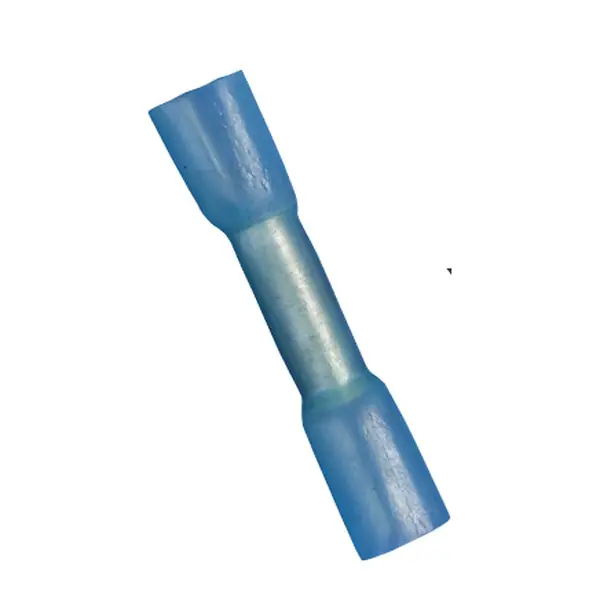 Tracon ZSTHK Smršťovací Cu lisovací spojky s lep., modré, pocínované 2,5mm2, (L=36,6mm, d1=2,6mm), PO Cenová Bomba