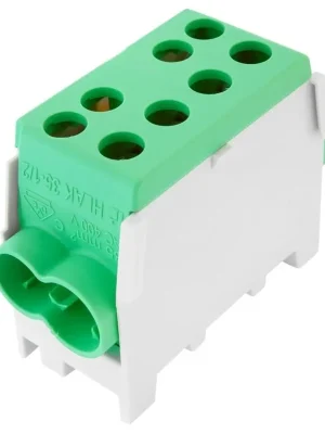 Hit Sezóny ELEMAN SVORKA HLAK 35 1/2 M2 125A 1PÓL. AL/CU IP20 ZELENÁ ŘADITEL. 3123