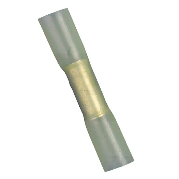 Aktuální Tracon ZSTHS Smršťovací Cu lisovací spojky s lep., žluté, pocínované 4mm2, (L=41mm, d1=3,6mm), PO