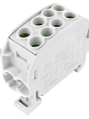 Svorkovnice rozbočovací HLAK 35//1 C L ELEMAN 125A 1pól CU IP20 1003120 šedá na DIN 3120 Pouze Dnes