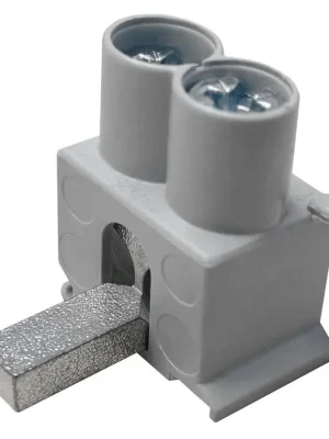 Vrácení Zdarma Svorka připojovací ELEMAN AS-2X25 SNK jazýček (kolík)pro Al/Cu vodiče 2x25mm2, 1modulová, šedá 1079503