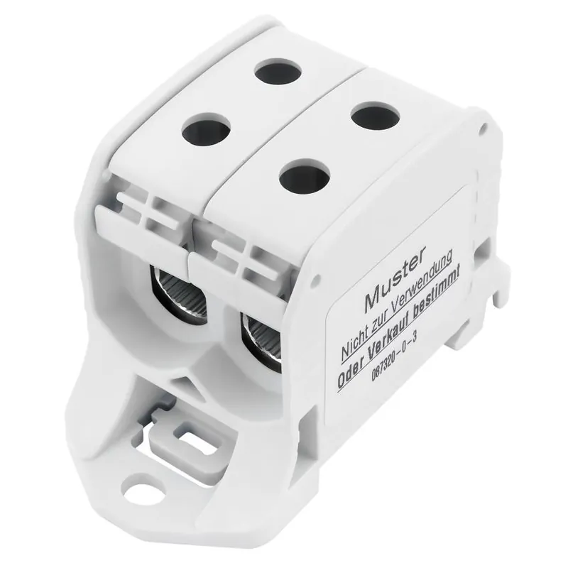 ELEMAN SVORKA RKA 50 DLG, 160A, 1PÓL. (4X VSTUP), AL/CU, ŠEDÁ, NA DIN/NA PANEL, 6015 Cenová Bomba