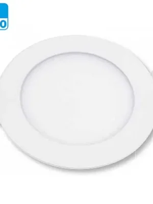 Tracon LED-DL-6NW Podhledové kulaté LED svítidlo, bílé 220-240 VAC, 6 W, 490 lm, D=118 mm, 4000 K, IP40, EEI=G Levný