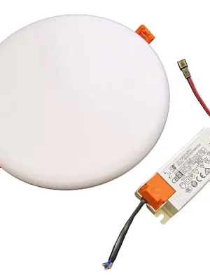 Tracon LED-DLIP-20NW Podhledové kulaté LED svítidlo , se zvýšeným krytím 230 VAC, 20 W, 4000 K, 1620 lm, IP66, EEI=G Cenový Hit