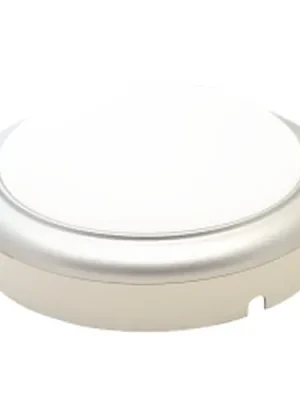 Tracon LHLMKS15NW Průmyslové prachotěsné LED svítidlose stříbrným lemem,kulaté 230 V, 50 Hz, 15 W, 4000 K, 1050 lm, IP54, ABS+PC, EEI=G Akce