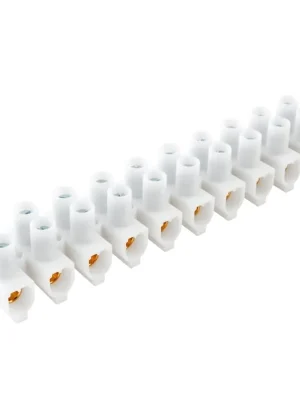 Svorkovnice lámací mosaz ELEMAN EKL 4 E(SVCE) 12pól 100A 12x10-25mm2 bílá (čokoláda) 1000112 Nová Kolekce