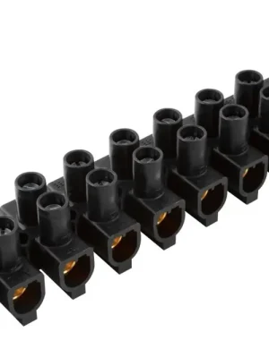 Omezená Nabídka Svorkovnice lámací mosaz ELEMAN EKL 4 E(SVCE) 12pól 100A 12x10-25mm2 černá (čokoláda) 1001120